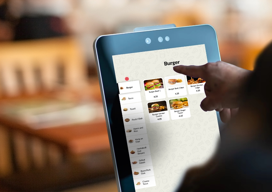 Self service takeaway kiosk for quick and easy ordering