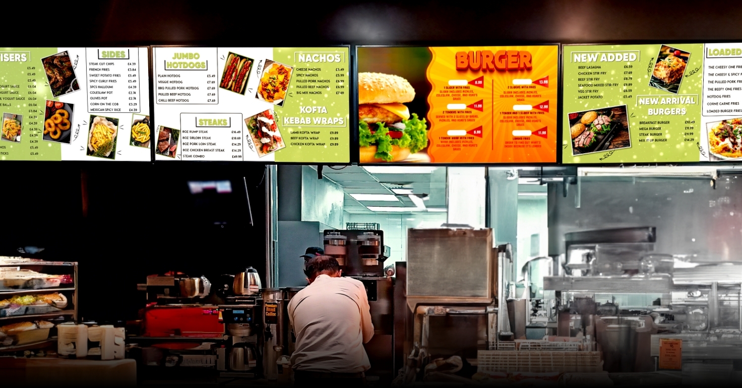 Restaurant Digital Signage: Trends, Benefits, and Best Practices