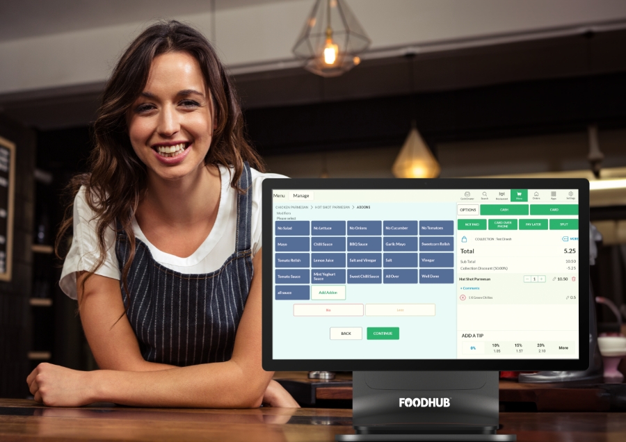 Restaurant inventory management system integrated with EPOS