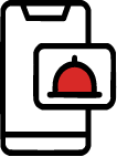 Customers browse, order, and pay directly